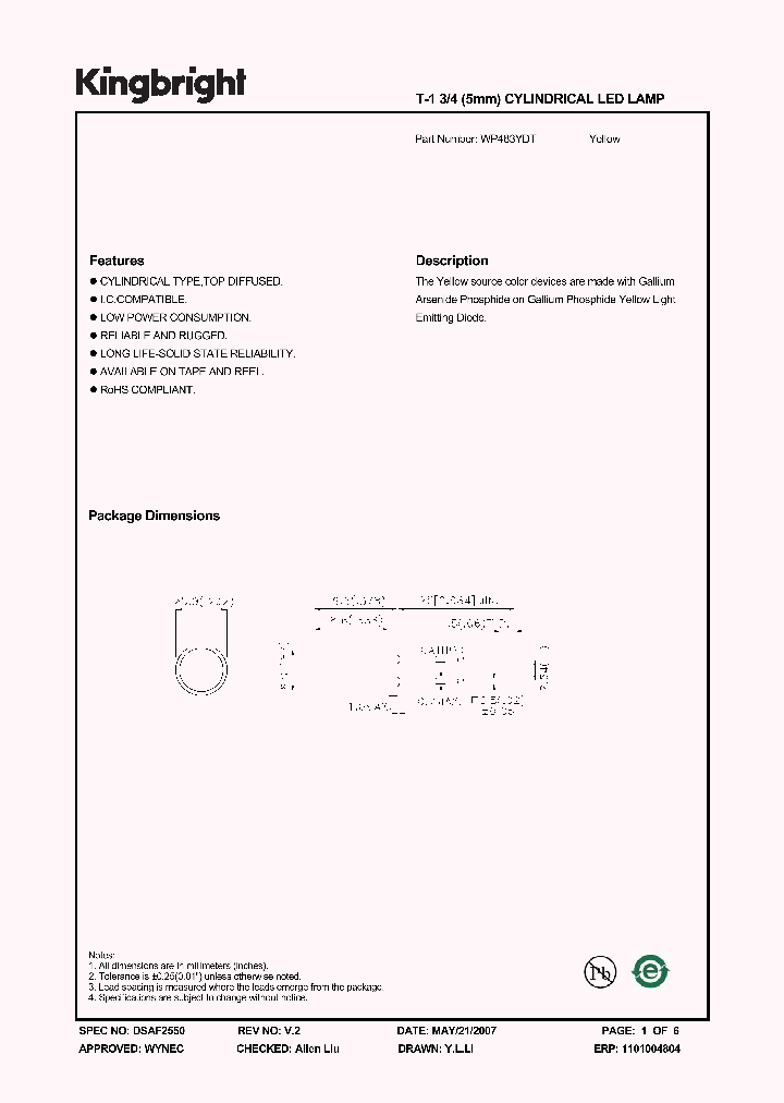 WP483YDT_1336570.PDF Datasheet