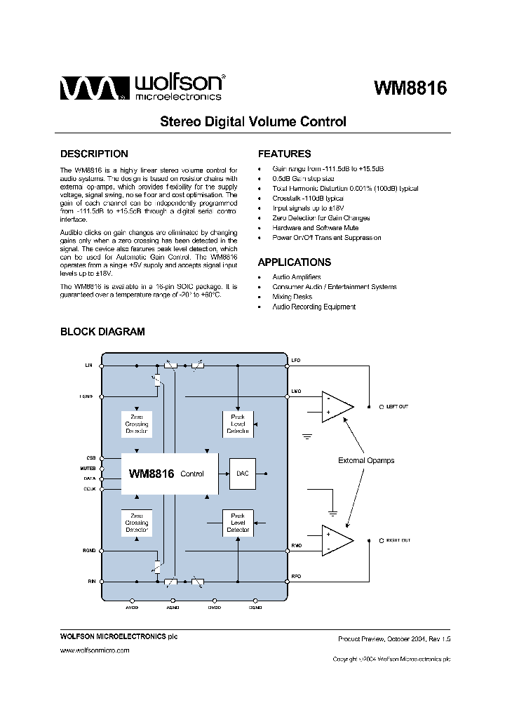 XWM8816GEDWV_1338539.PDF Datasheet