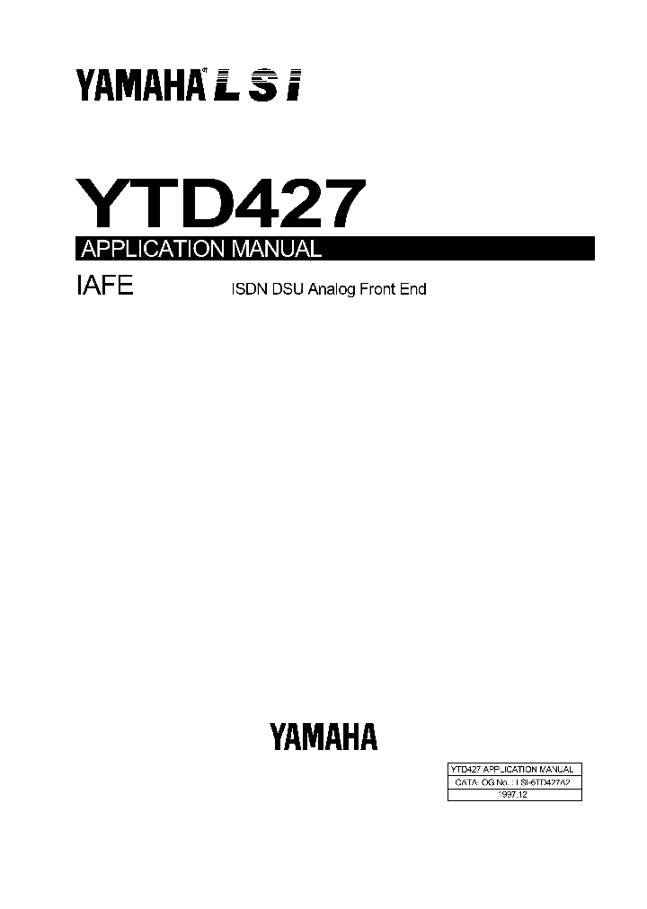 YTD427_1338736.PDF Datasheet