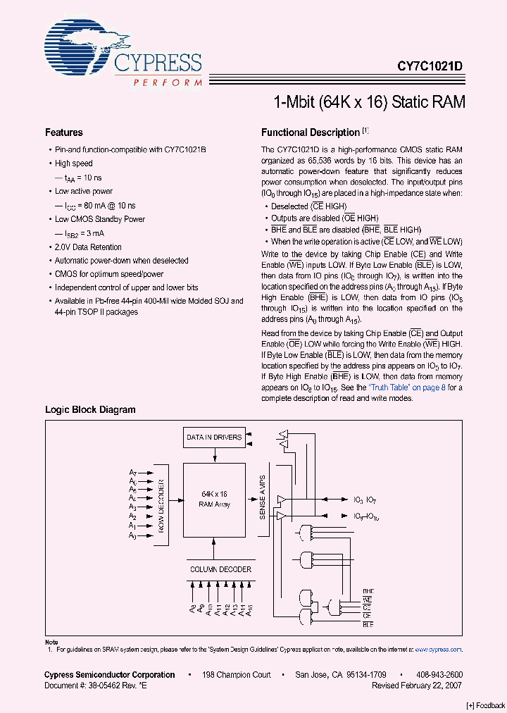 CY7C1021D-10VXI_4112972.PDF Datasheet