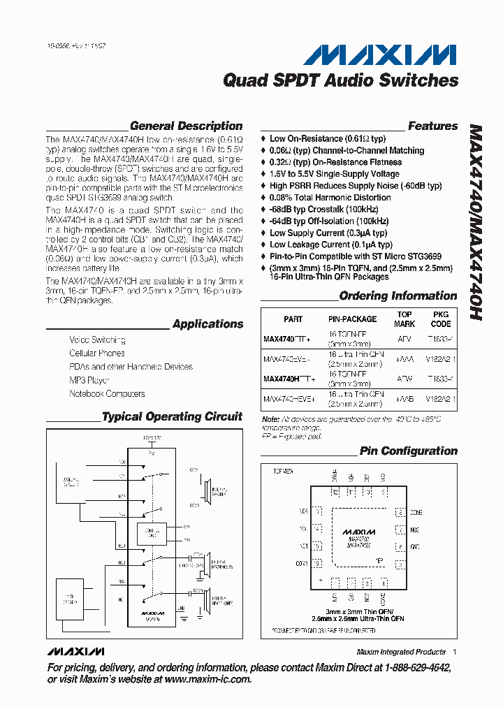 MAX4740HETE_4156898.PDF Datasheet