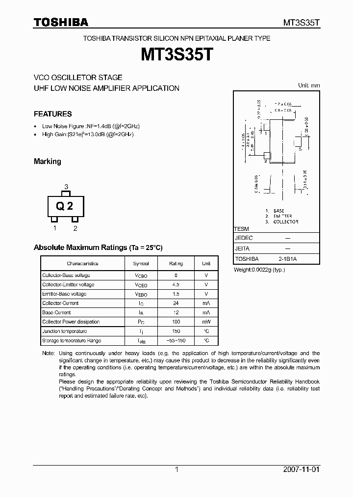 MT3S35T07_4125502.PDF Datasheet