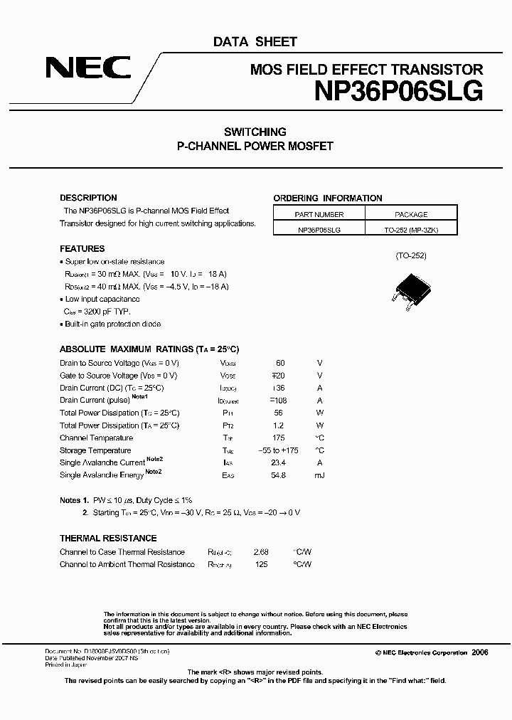 NP36P06SLG_4132097.PDF Datasheet