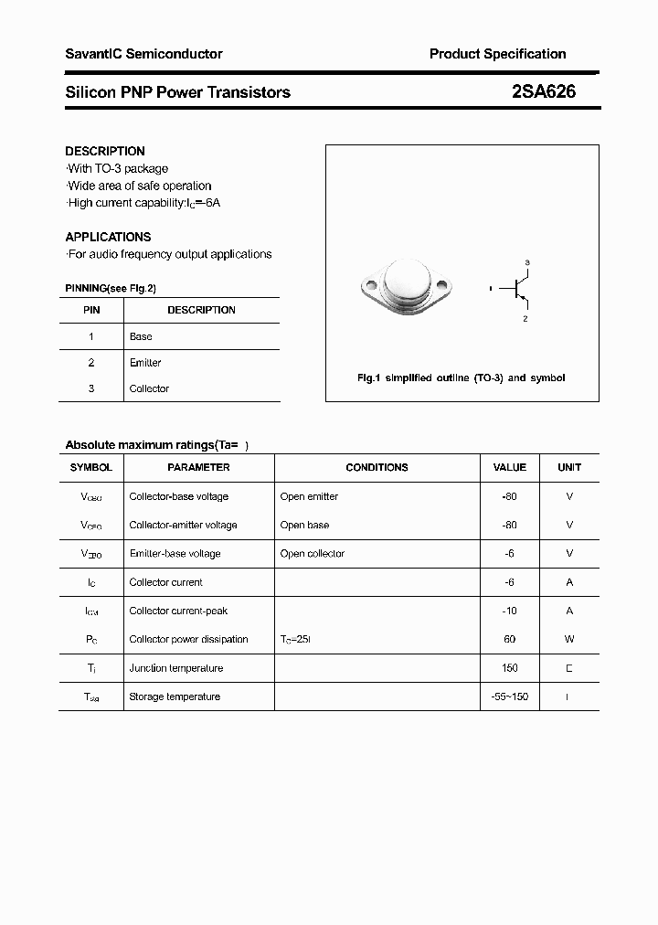 2SA626_4400626.PDF Datasheet