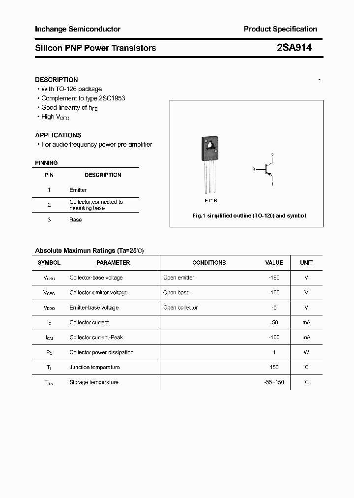 2SA914_4313791.PDF Datasheet