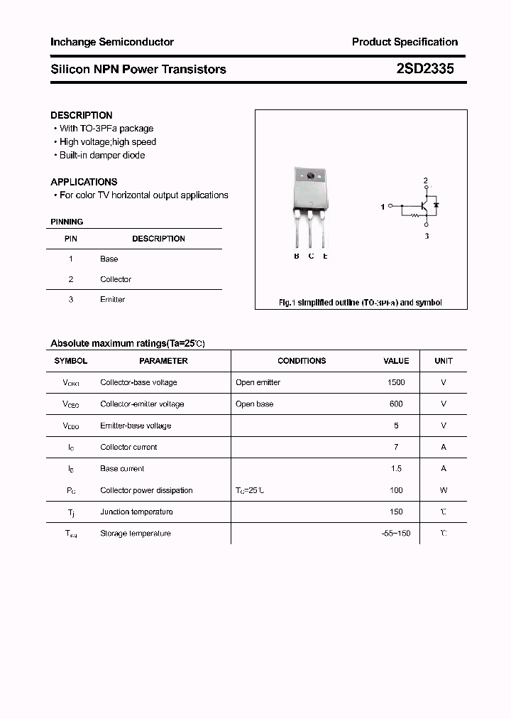 2SD2335_4361342.PDF Datasheet