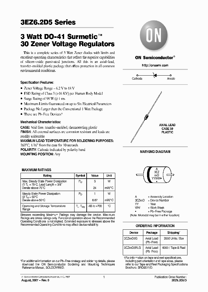 3EZ62D5_4600075.PDF Datasheet