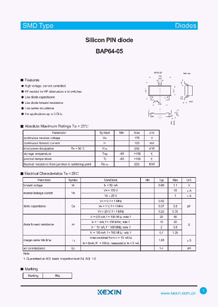 BAP64-05_4276199.PDF Datasheet
