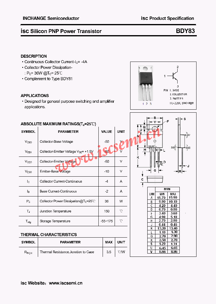 BDY83_4598453.PDF Datasheet