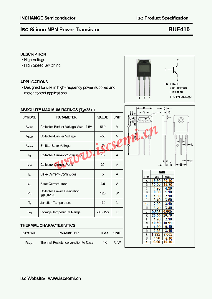 BUF410_4644938.PDF Datasheet