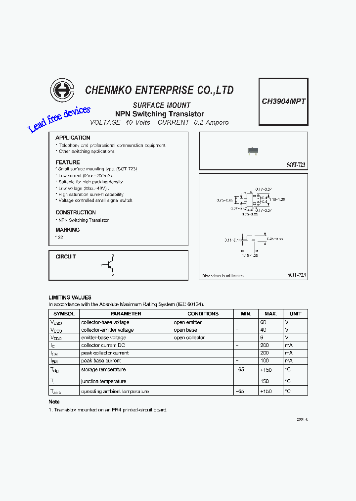 CH3904MPT_4604536.PDF Datasheet