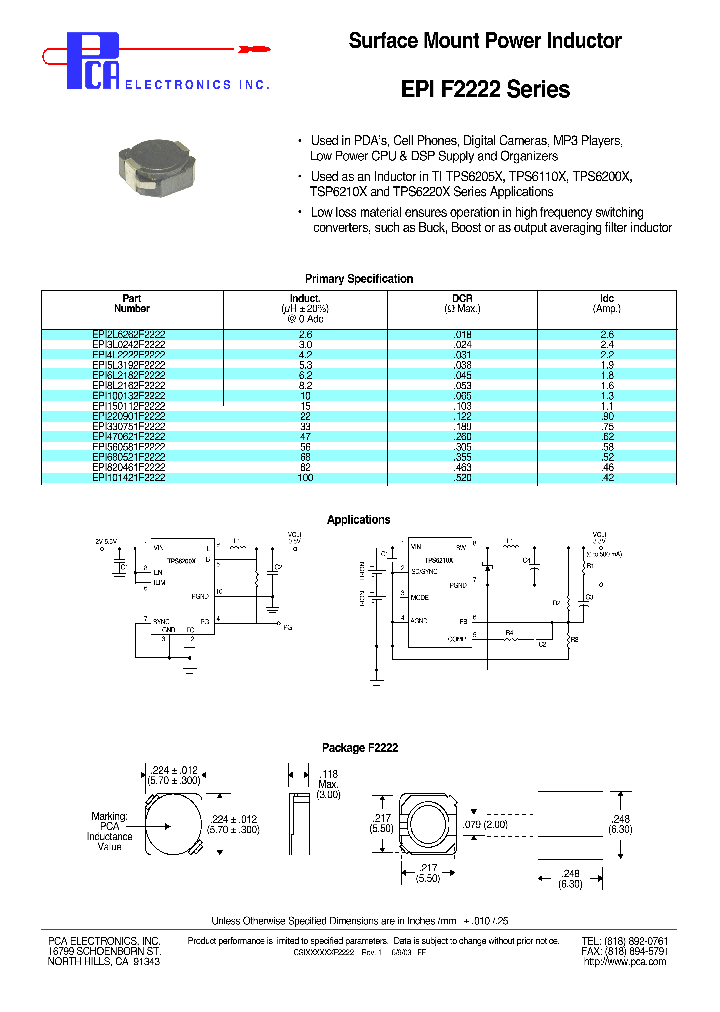 EPI5L3192F2222_4463790.PDF Datasheet