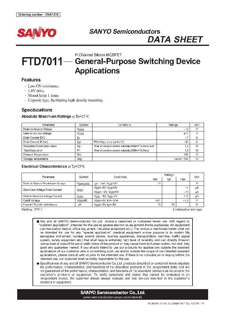 FTD7011_4321247.PDF Datasheet