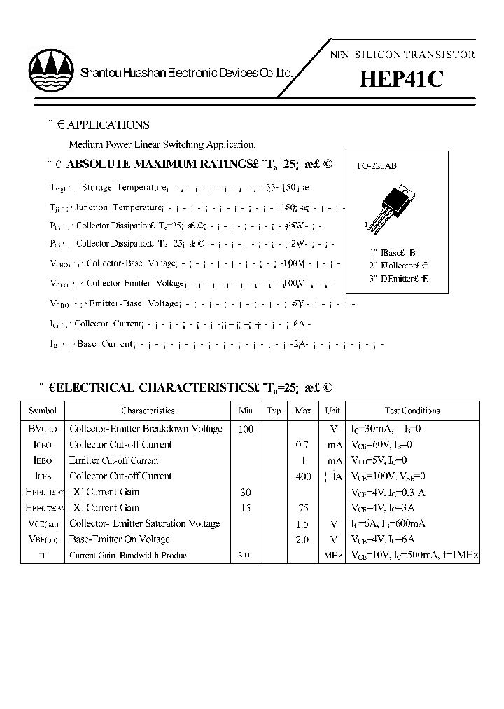 HEP41C_4552792.PDF Datasheet