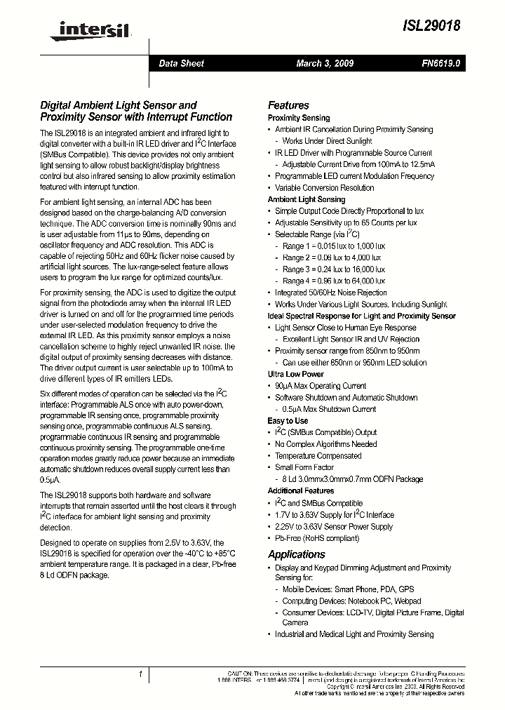 ISL29018IROZ-EVALZ_4459680.PDF Datasheet