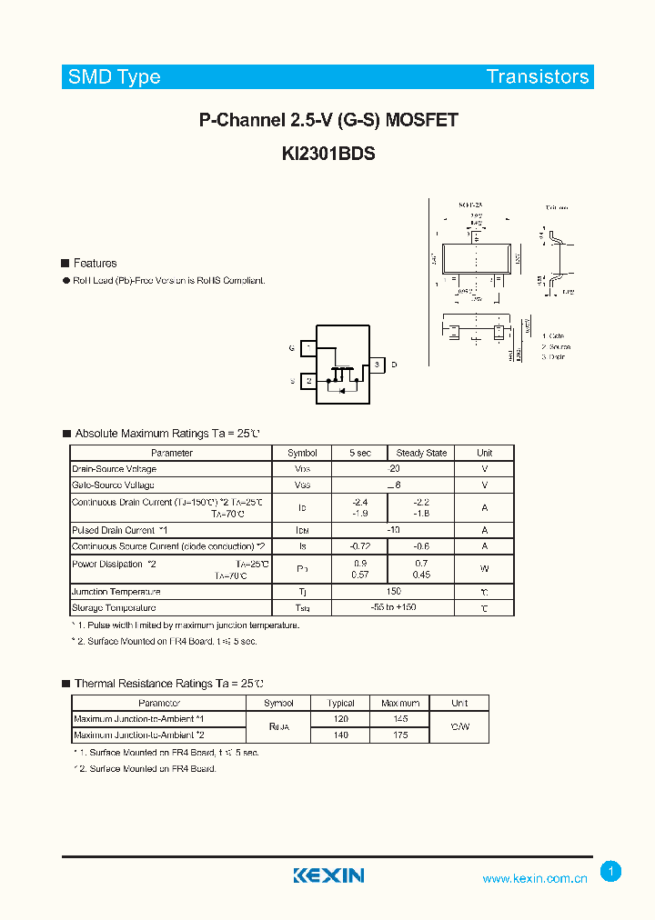 KI2301BDS_4285072.PDF Datasheet