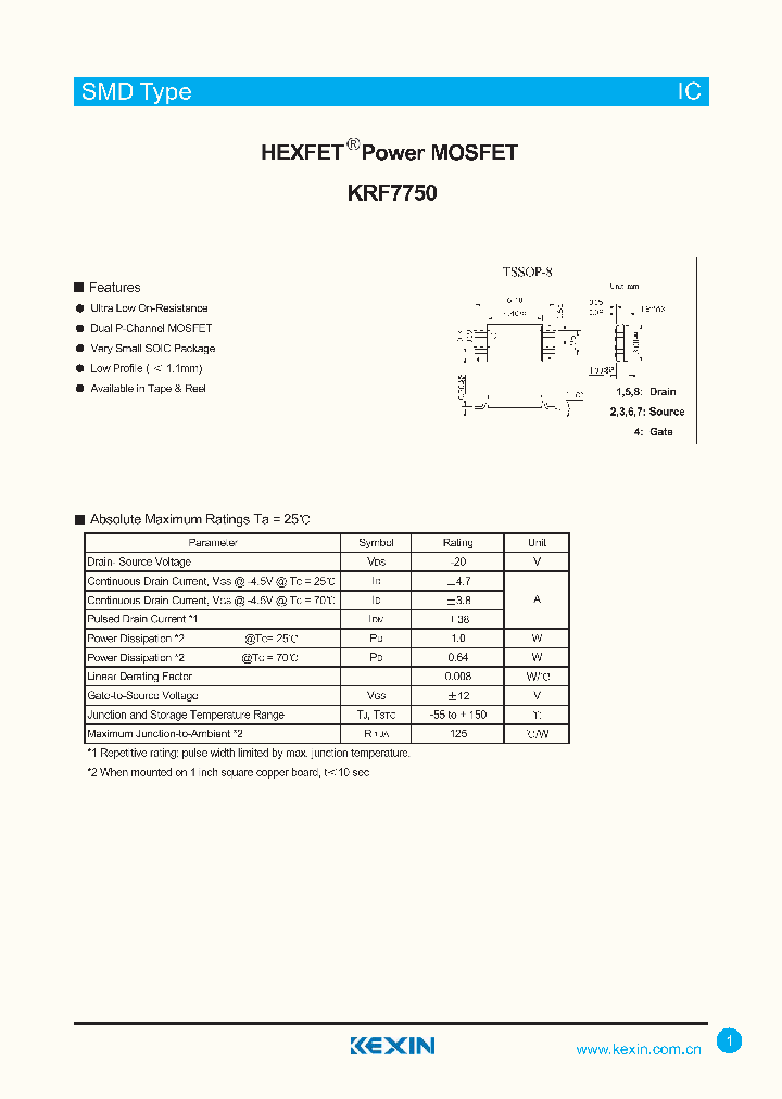 KRF7750_4493164.PDF Datasheet