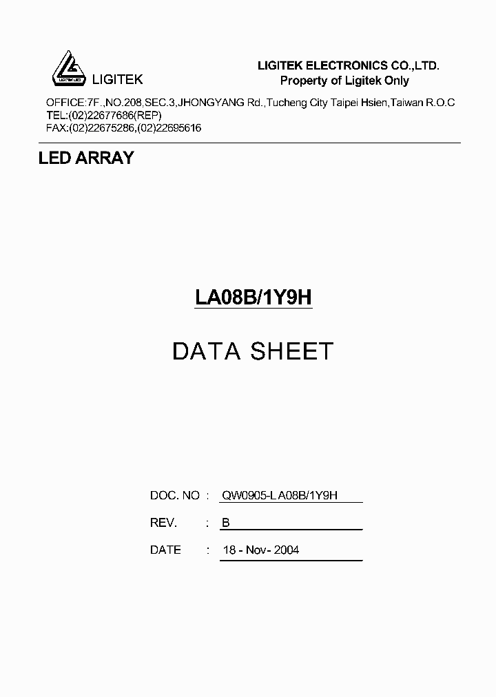LA08B-1Y9H_4720310.PDF Datasheet