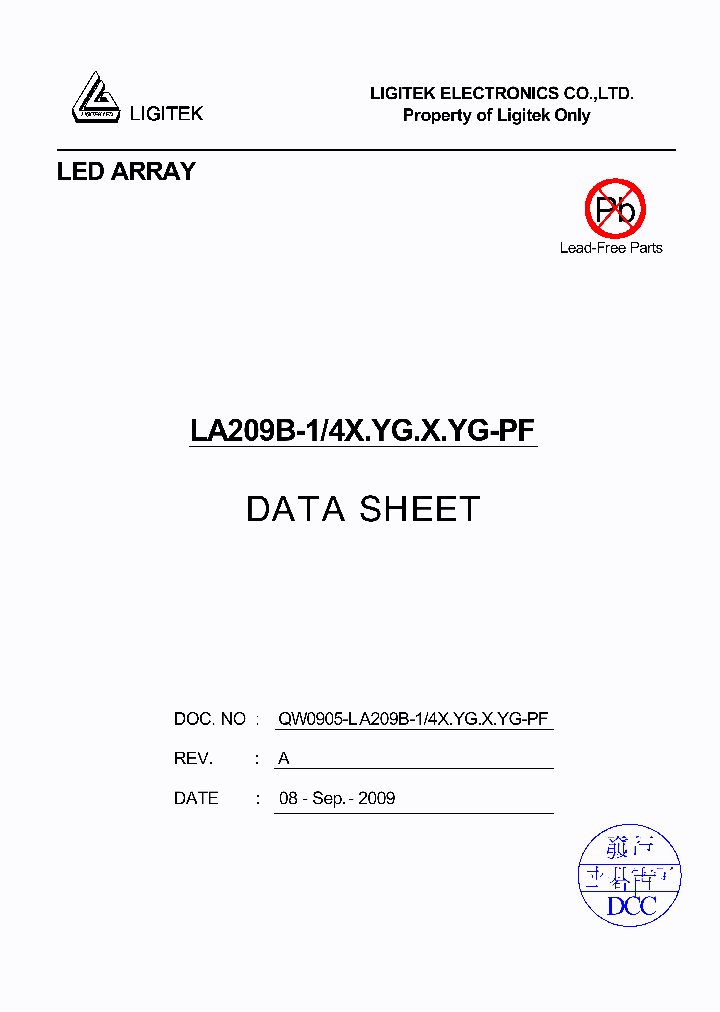 LA209B-1-4XYGXYG-PF_4698204.PDF Datasheet