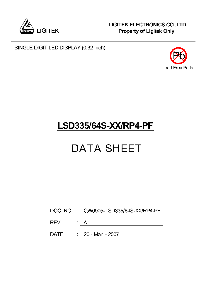 LSD335-64S-XX-RP4-PF_4634349.PDF Datasheet