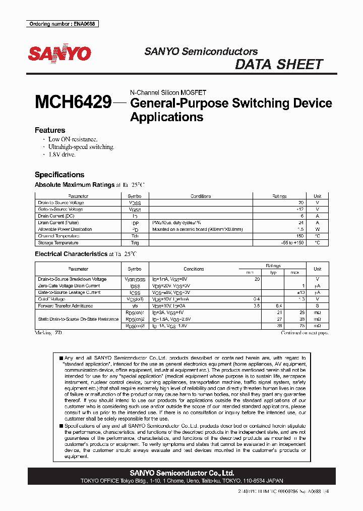 MCH6429_4789004.PDF Datasheet