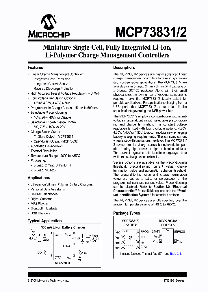 MCP73832-5ADIMC_4531554.PDF Datasheet