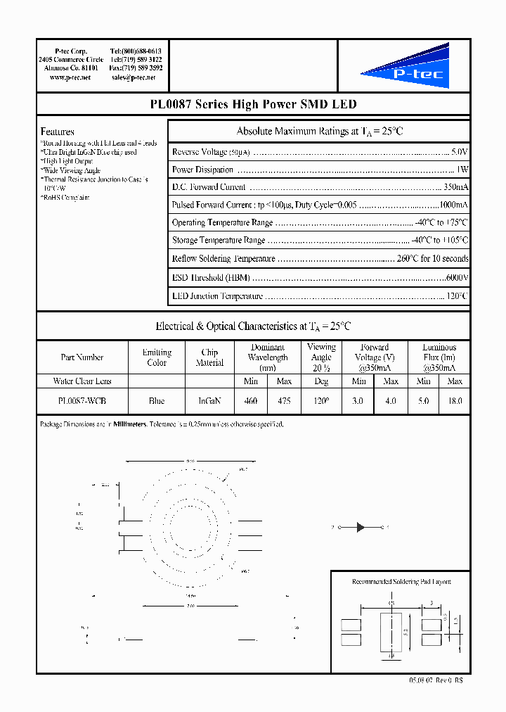 PL0087-WCB_4705583.PDF Datasheet