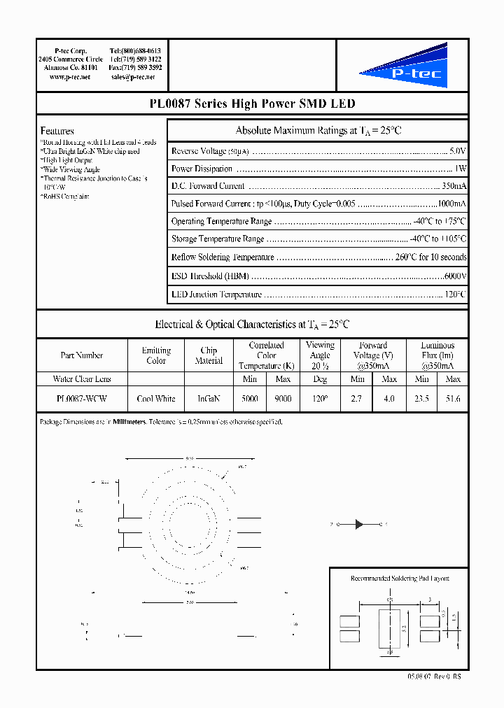 PL0087-WCW_4705586.PDF Datasheet