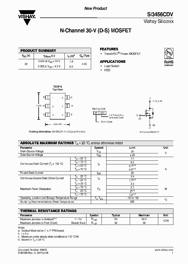 SI3456CDV-T1-E3_4282757.PDF Datasheet