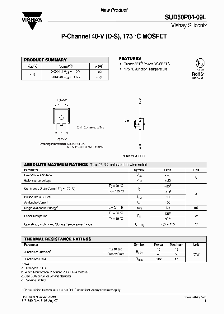 SUD50P04-09L08_4400614.PDF Datasheet