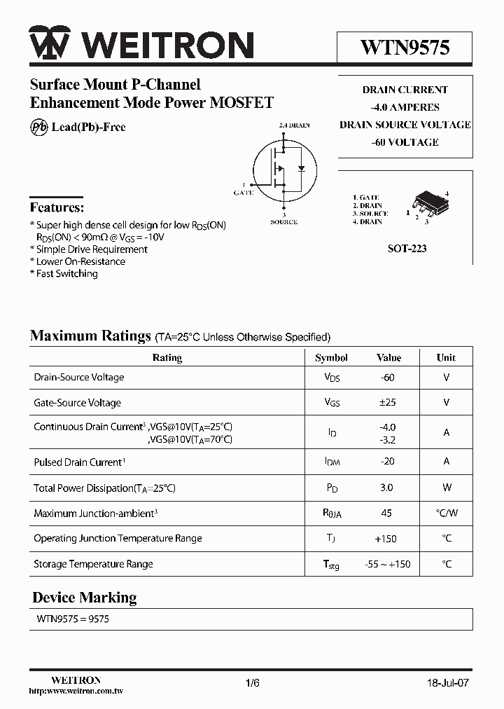 WTN9575_4574362.PDF Datasheet