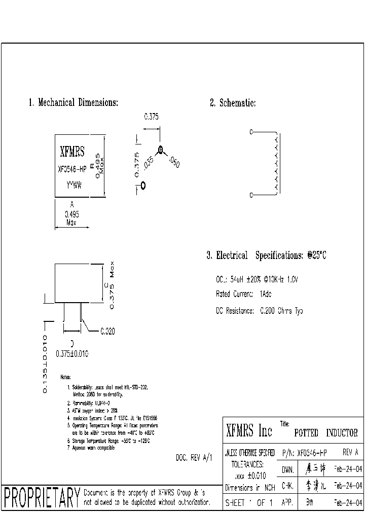 XF0546-HP_4500332.PDF Datasheet