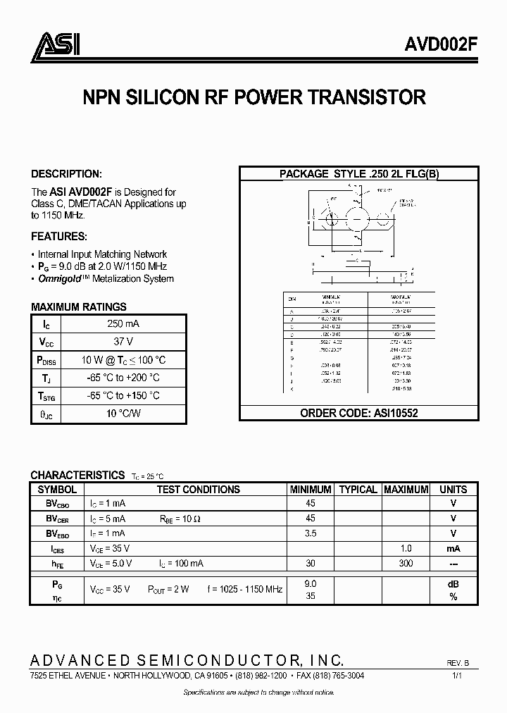 AVD002F_975125.PDF Datasheet