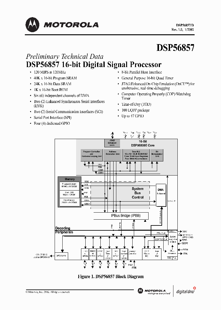 DSP56857_979388.PDF Datasheet