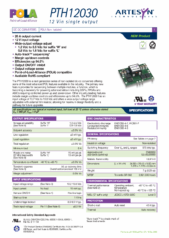 PTH12030WAD_4956605.PDF Datasheet