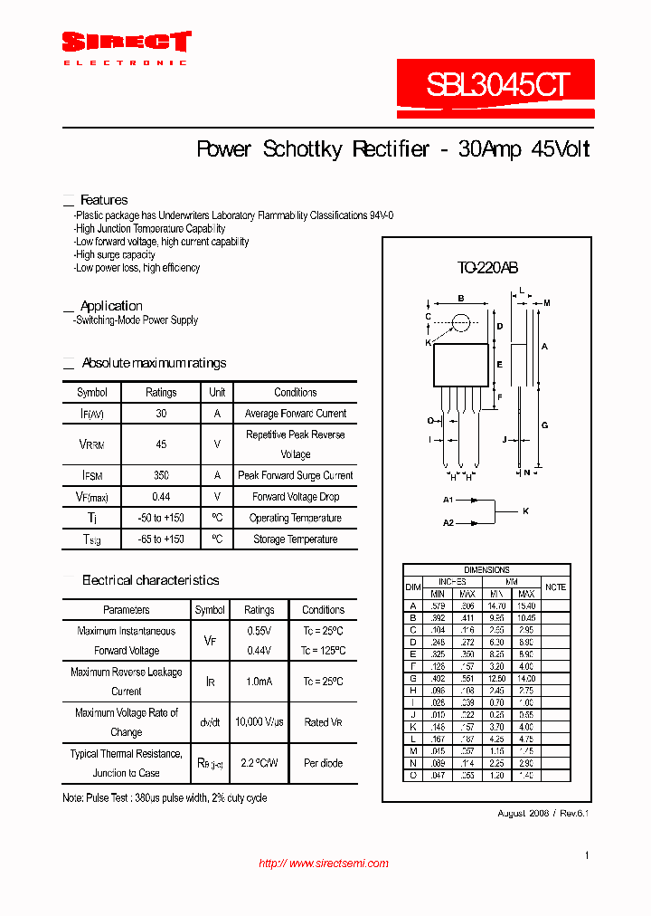 SBL3045CT_4973335.PDF Datasheet