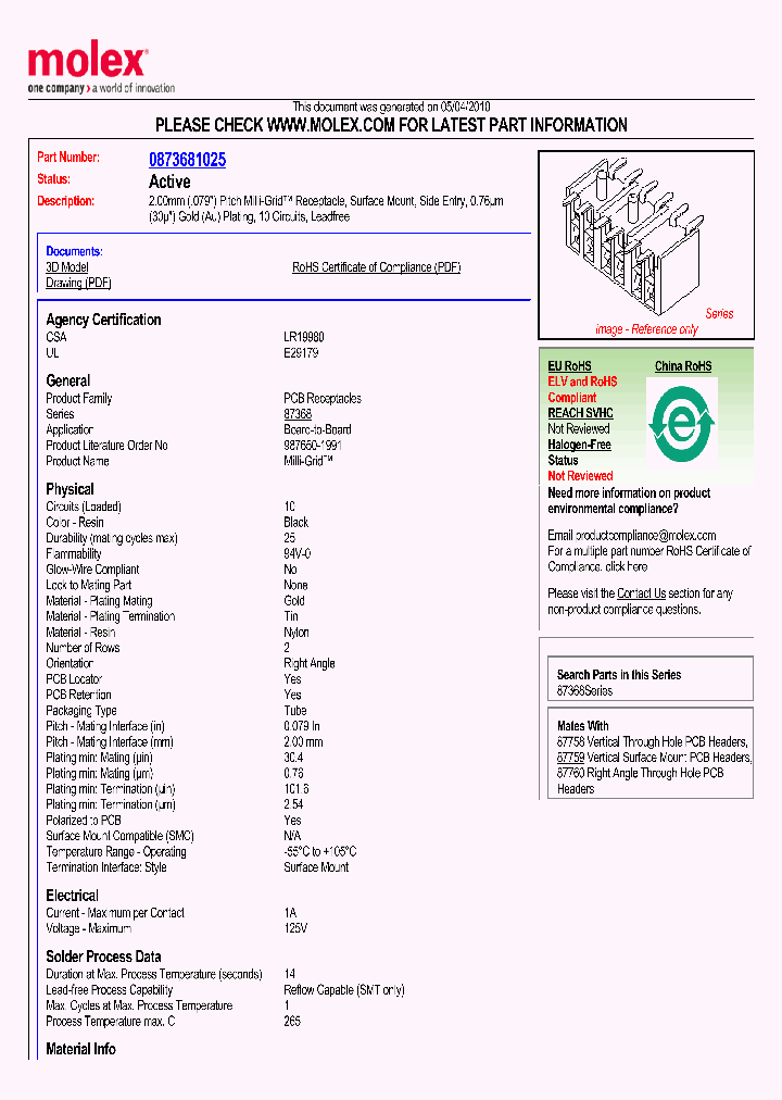 87368-1025_4993421.PDF Datasheet