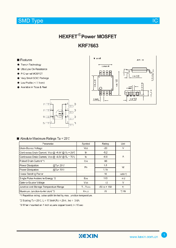 KRF7663_5067051.PDF Datasheet