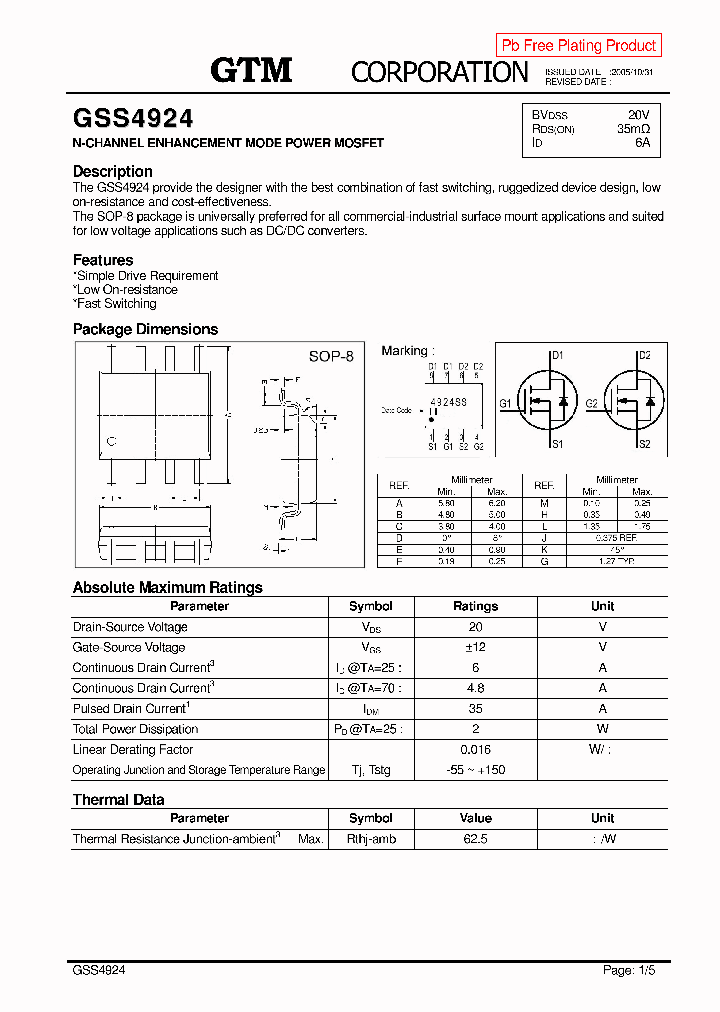 GSS4924_15225.PDF Datasheet