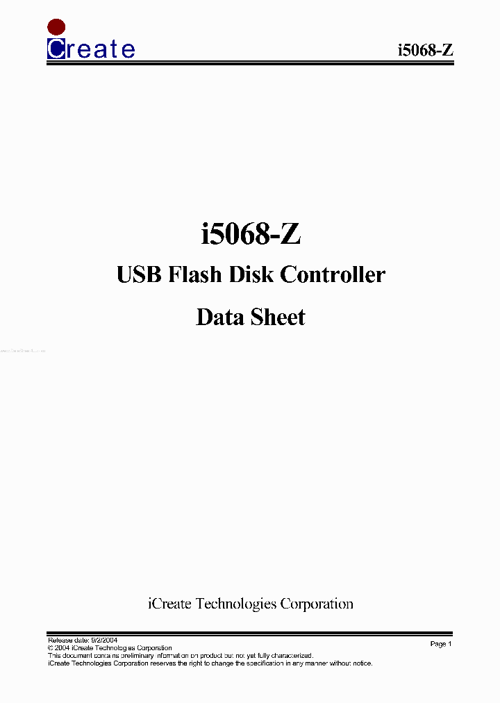I5068-Z_83019.PDF Datasheet