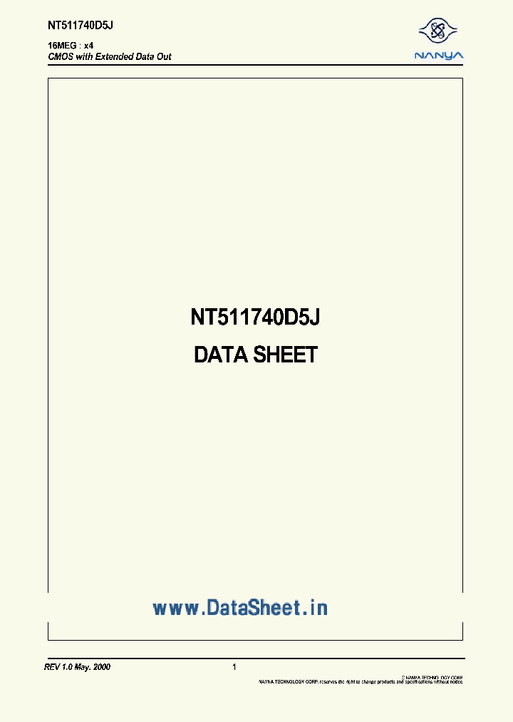 NT511740D5J_44848.PDF Datasheet