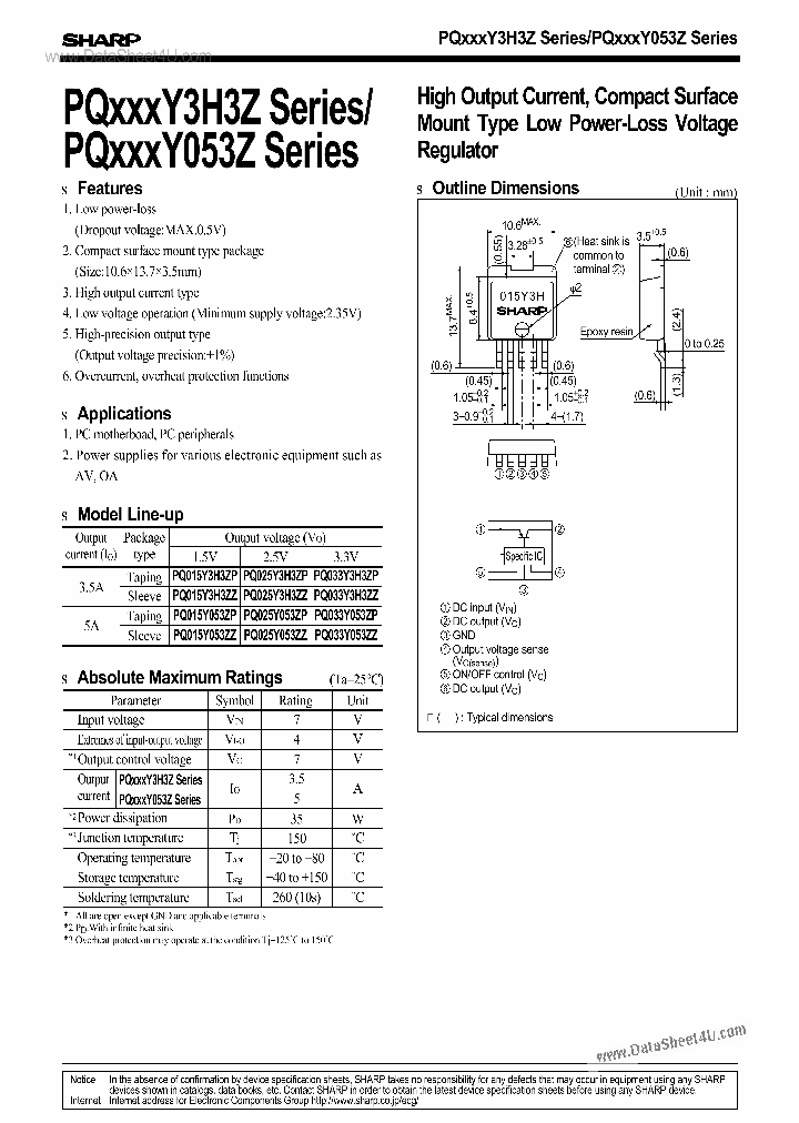 PQ015Y053ZP_89652.PDF Datasheet