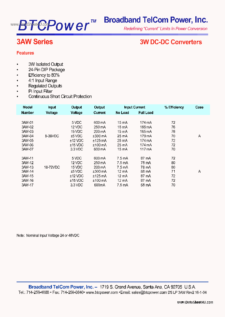 3AW_139190.PDF Datasheet