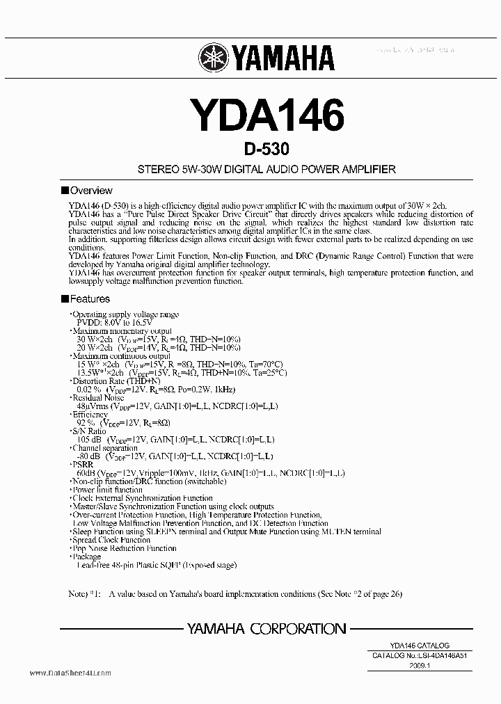 YDA146_146912.PDF Datasheet