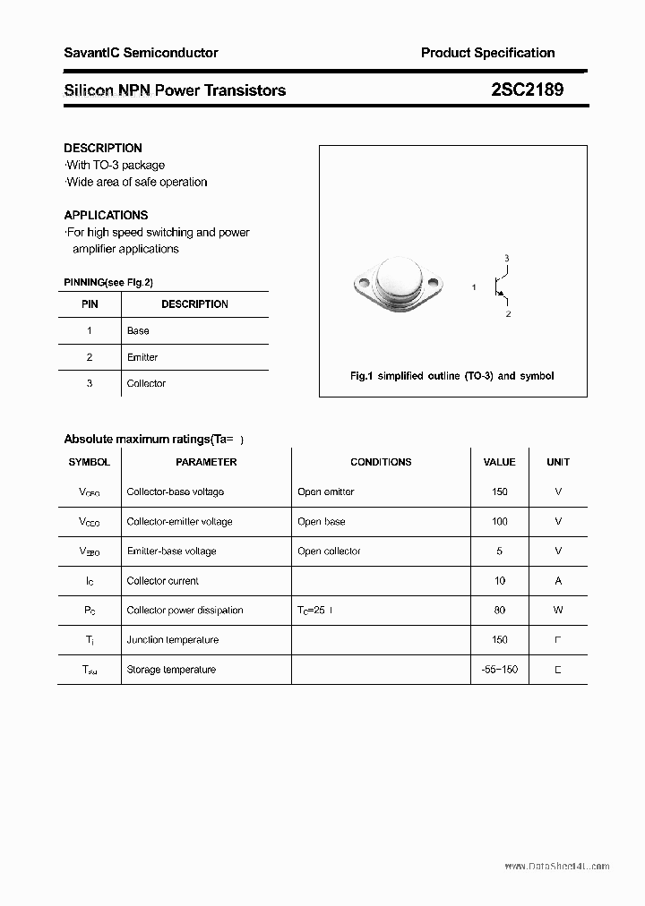 2SC2189_147483.PDF Datasheet