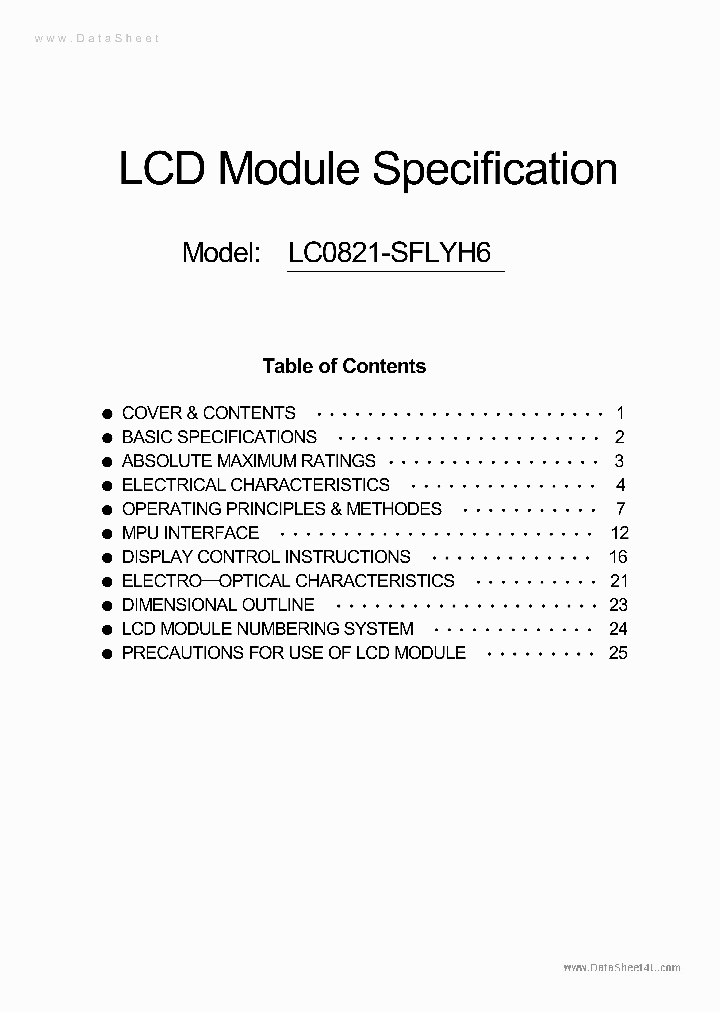 LC0821-SFLYH6_157652.PDF Datasheet