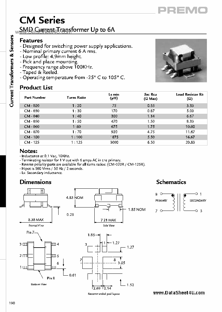 CM-0X0_186420.PDF Datasheet