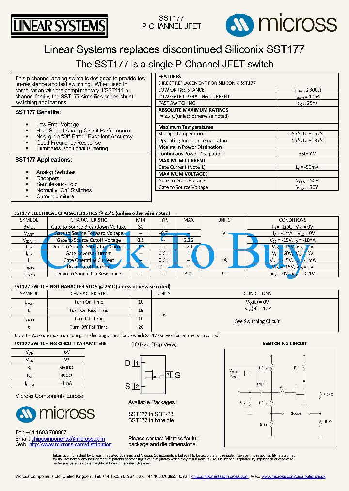 SST177SOT-23_621249.PDF Datasheet