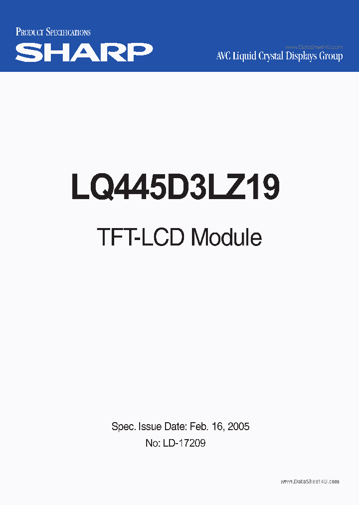 LQ445D3LZ19_321009.PDF Datasheet