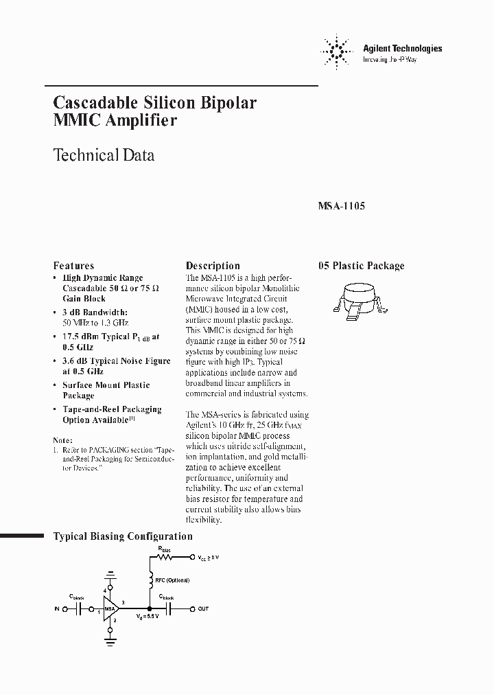 MSA-1105_390619.PDF Datasheet